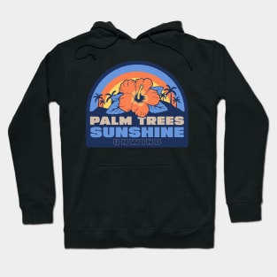 Palm Trees Sunshine Unwind Hoodie